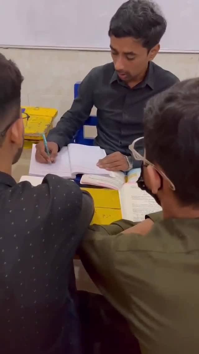 Students studying together